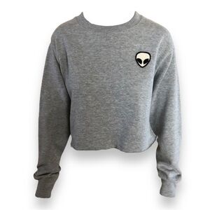 Brandy Melville Nancy Alien Cropped Sweatshirt - John Galt California - Size S